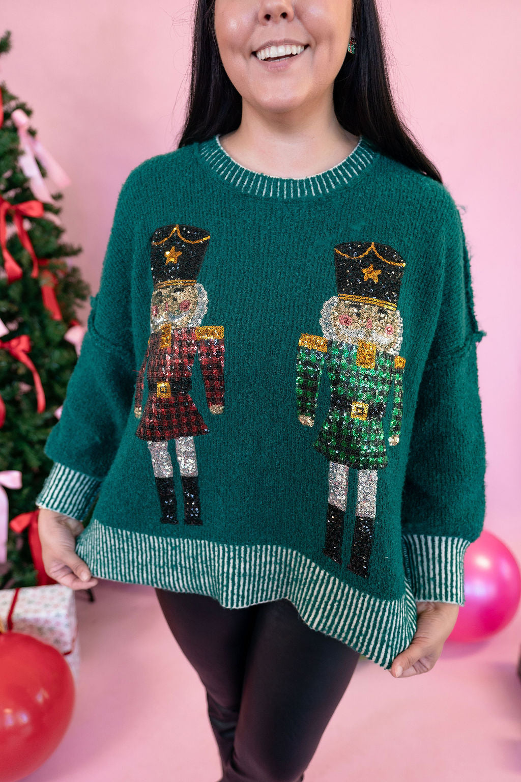 holiday sweater, christmas sweater, nutcracker sweater, long sleeve holiday sweater