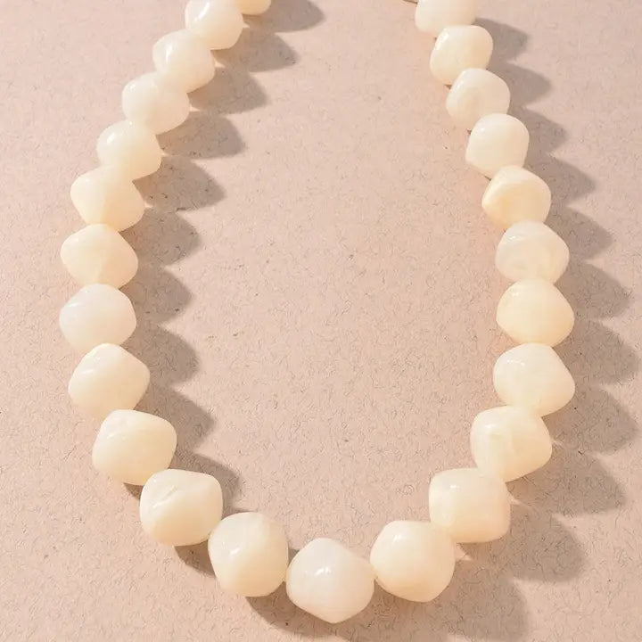 Marbled Resin Necklace