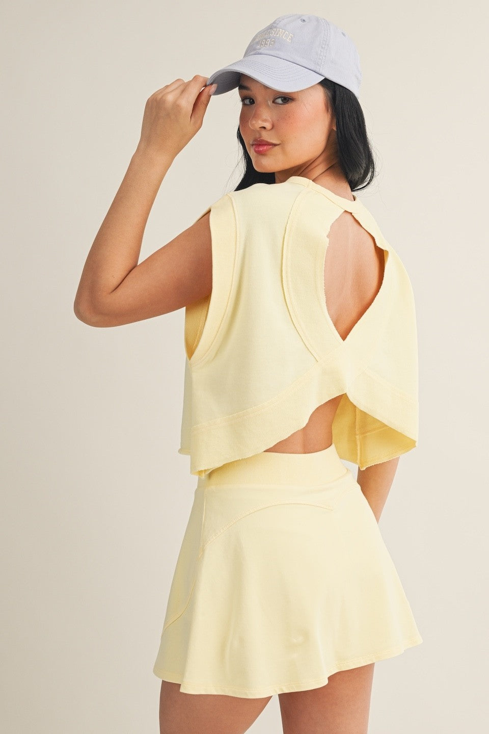 Santyl Open Back Top & Skort Set