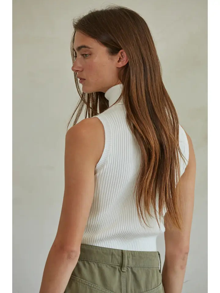 Rinna Ribbed Turtleneck Sweater
