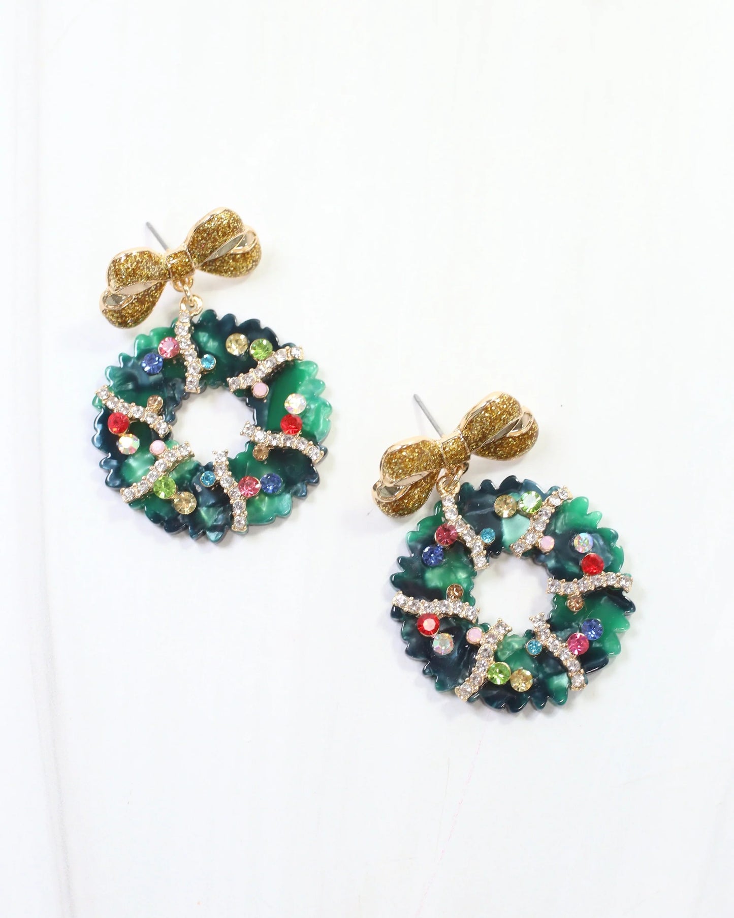 Good Tidings Wreath Earrings
