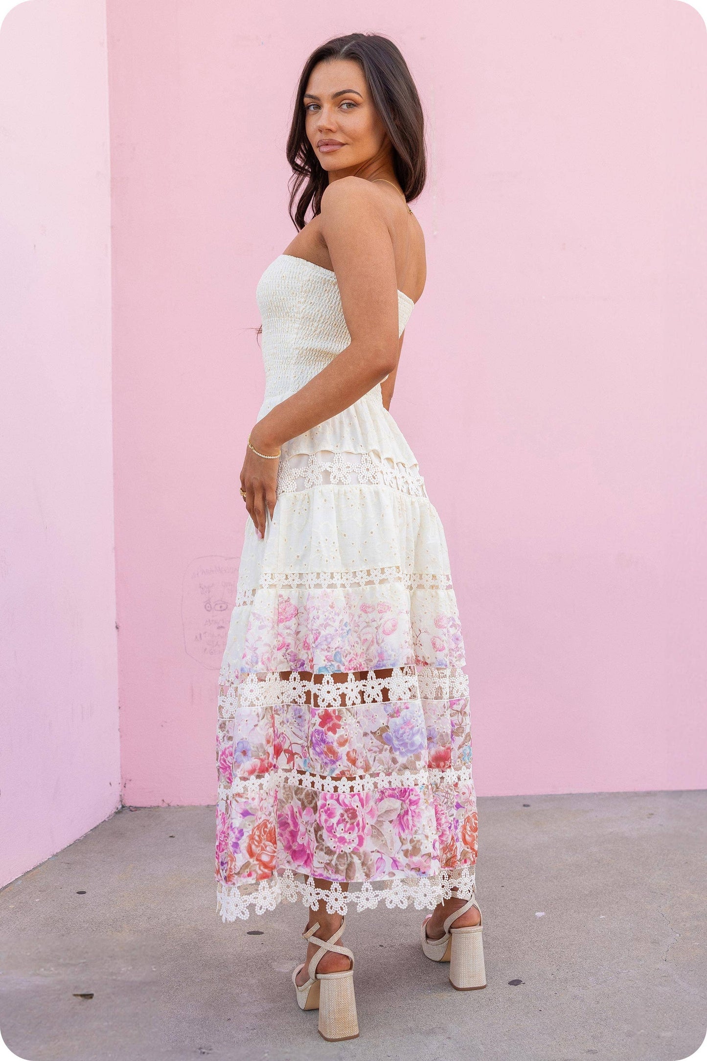 Camellia Eyelet Dress