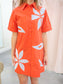 Hazel Floral Embroidered Button-Down Dress