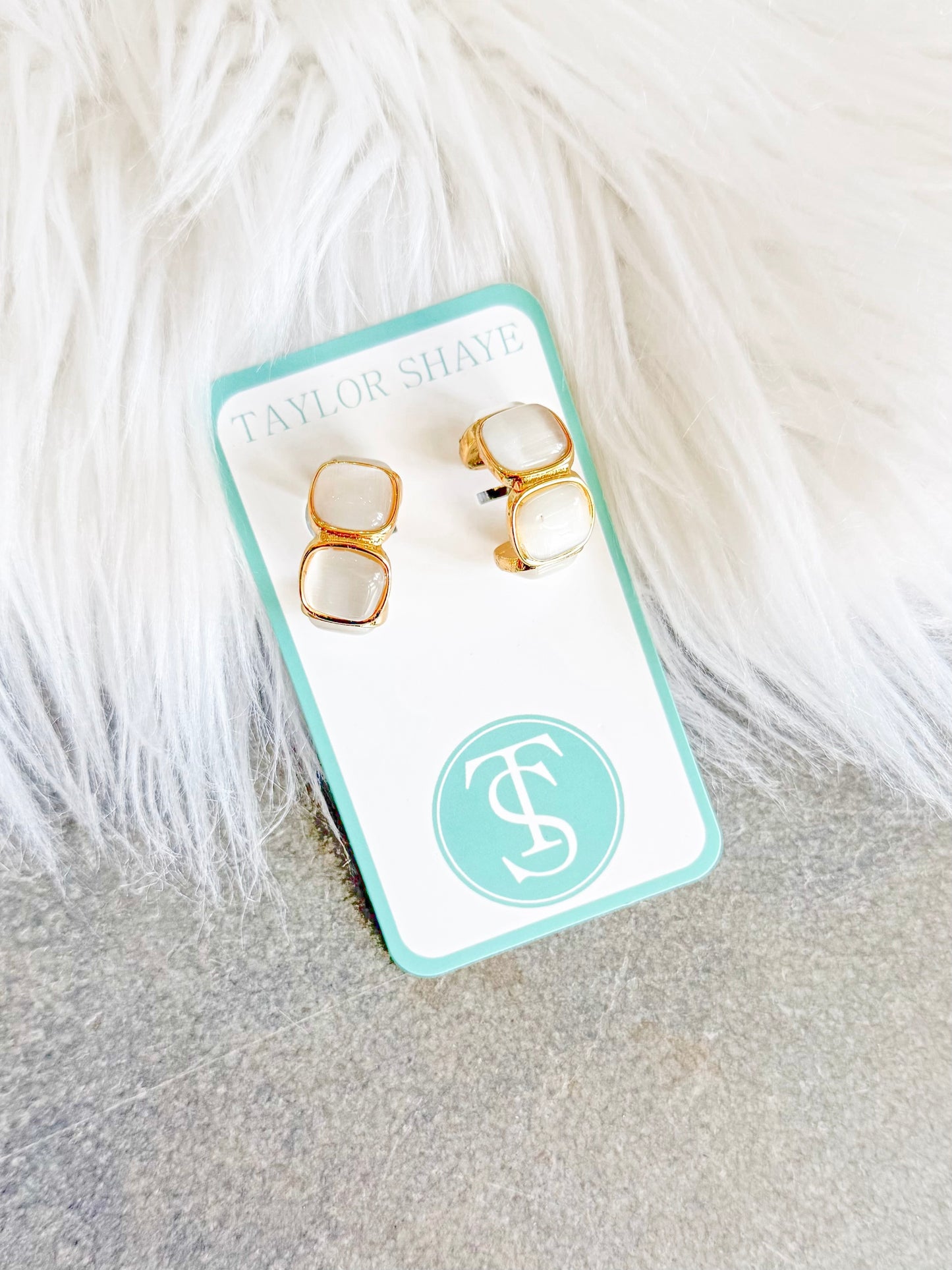 Pippa Stone Hoops
