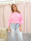 Elisa Pin Tuck Knit Top