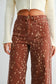 Deer Print Barrel Jeans