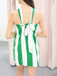 Amory Halter Striped Dress