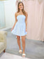 Cleo Pleated Tube Mini Dress