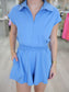 Mitsie Quarter Zip Romper