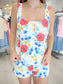 Karrie Floral Peplum Top