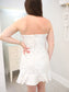 Strapless Jacquard Dress