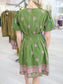 Chantelle Printed Puff Sleeve Mini Dress