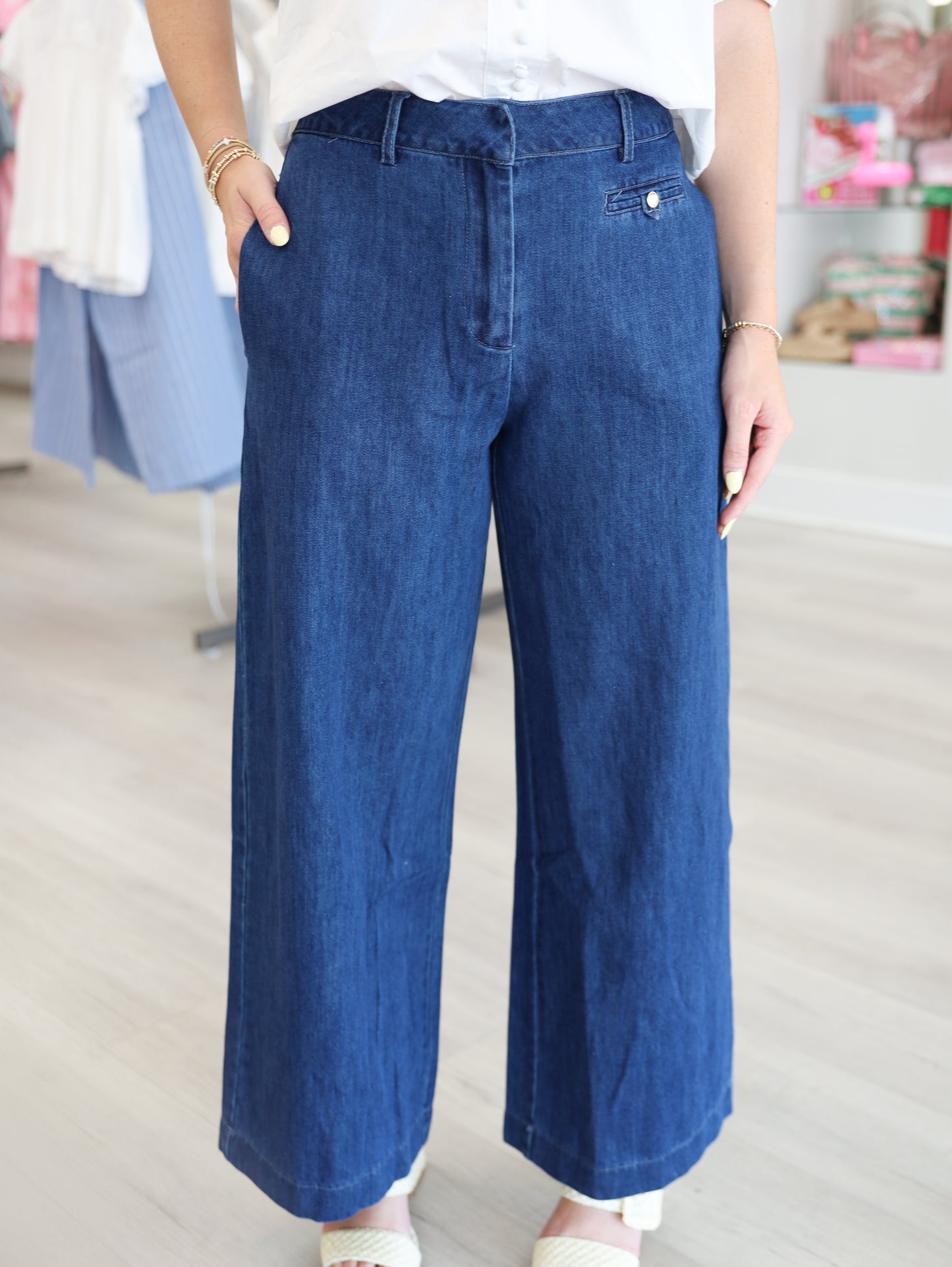 Prairie Cropped Denim Jeans