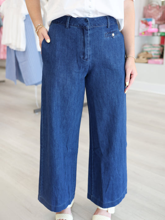 Prairie Cropped Denim Jeans