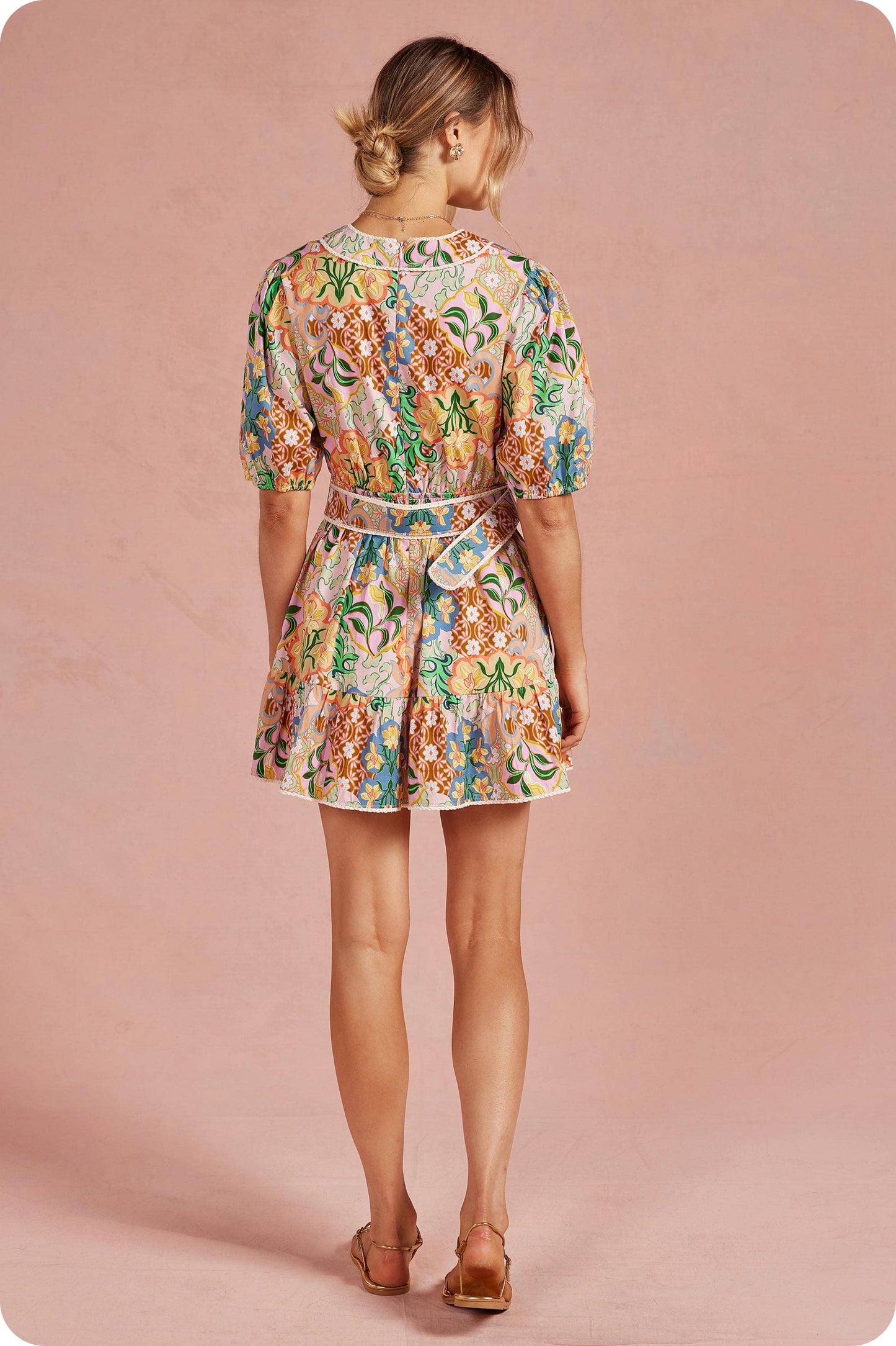 Garden Party Belted Dress