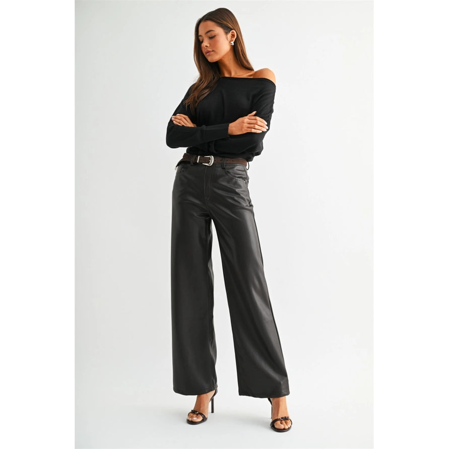 Tova Faux Leather Pants