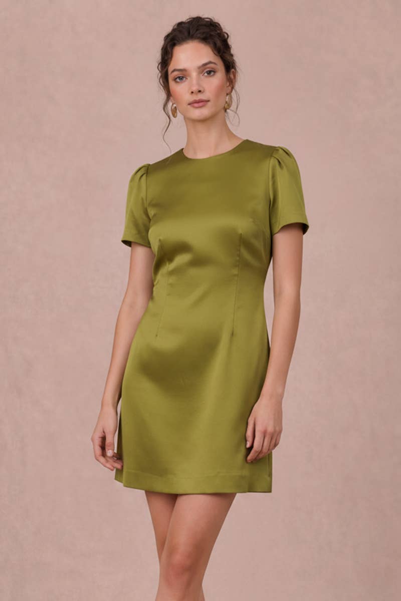 Satin Mini Dress
