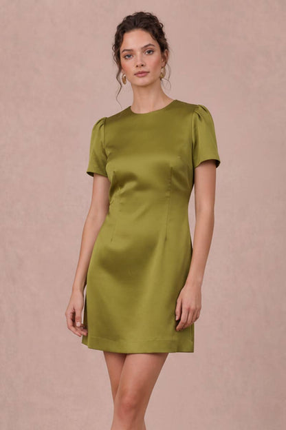 Satin Mini Dress