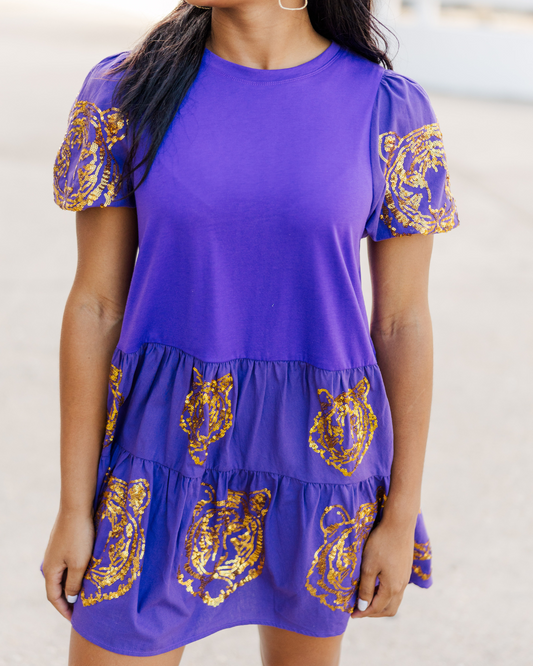 Sequin Tiger Dress