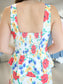 Karrie Floral Peplum Top