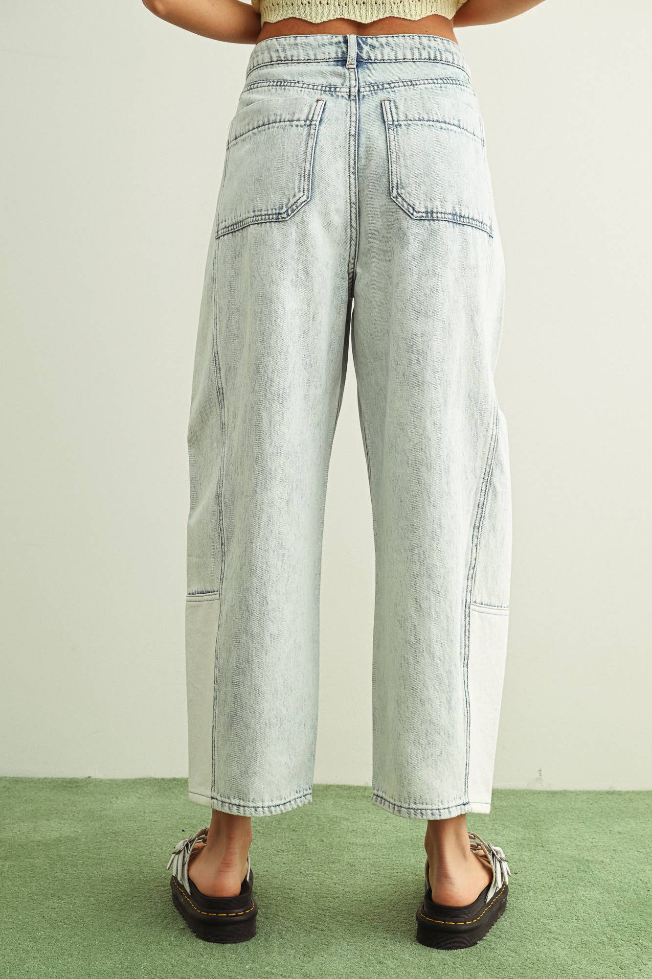 Barrel Denim Pants