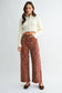 Deer Print Barrel Jeans