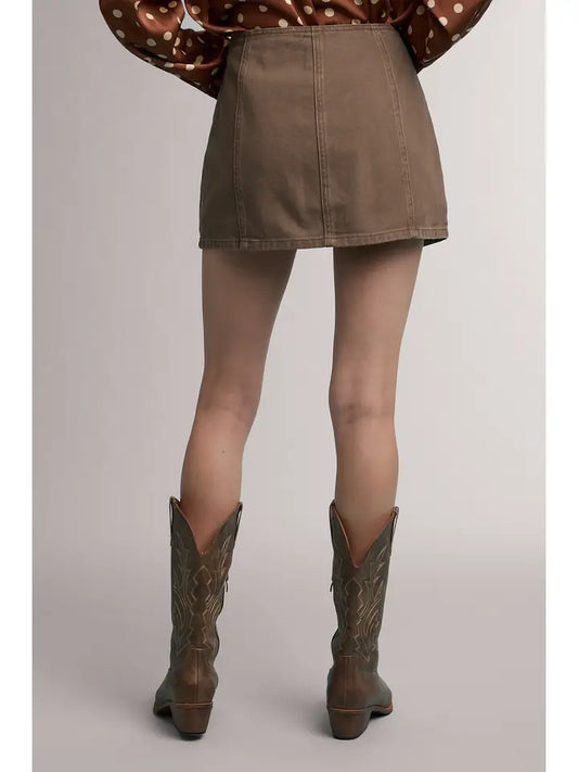 Emily Denim Mini Skort
