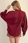 Front Lace Up Long Sleeve Top