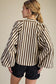 Dolman Lace-Up Blouse