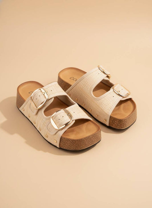 Nancy Double Strap Platforms