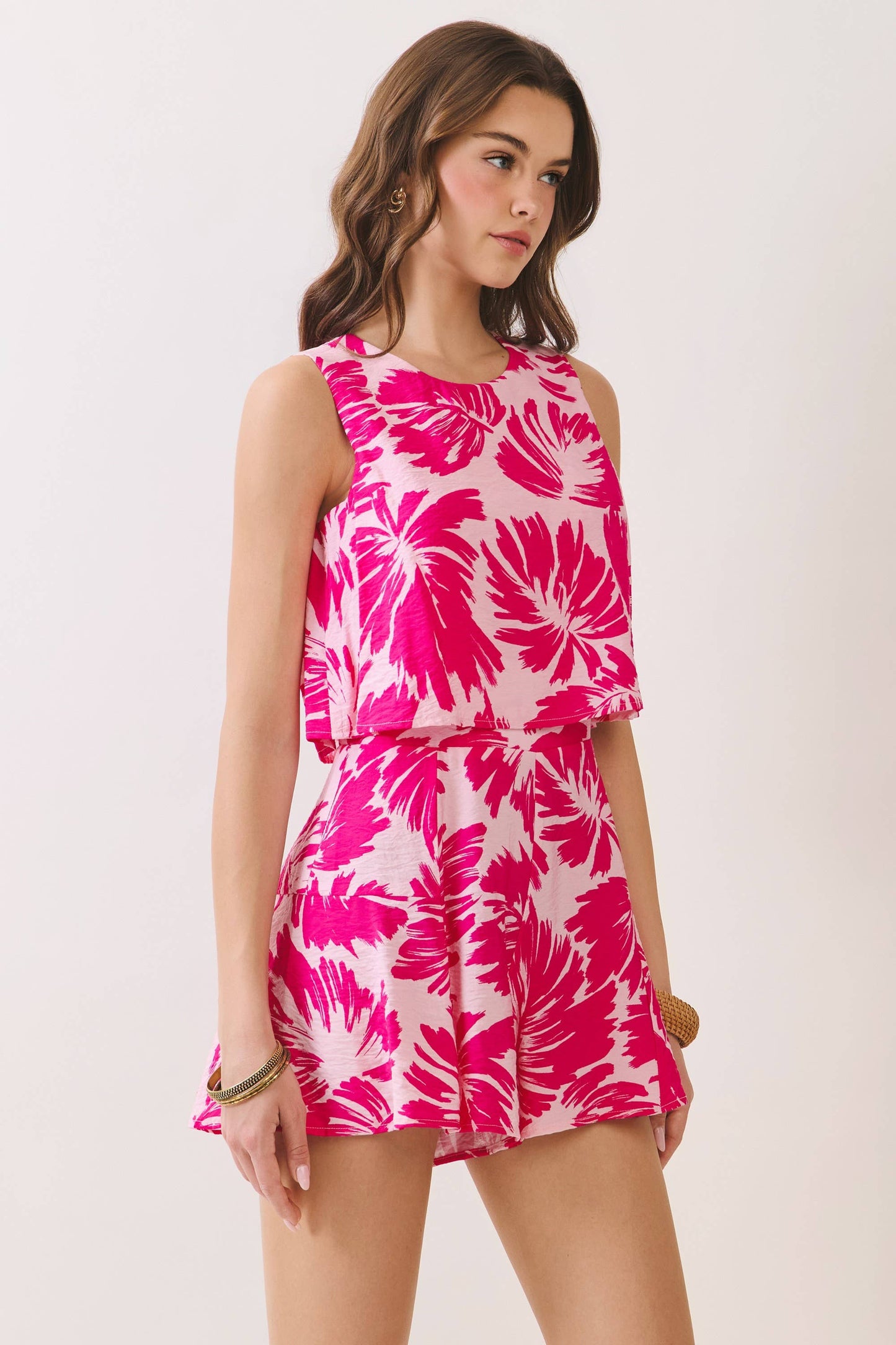 Tropical Bodice Romper