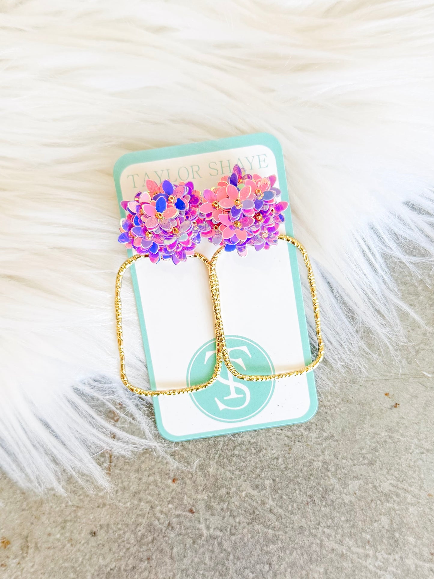 Flower Rectangle Hoops