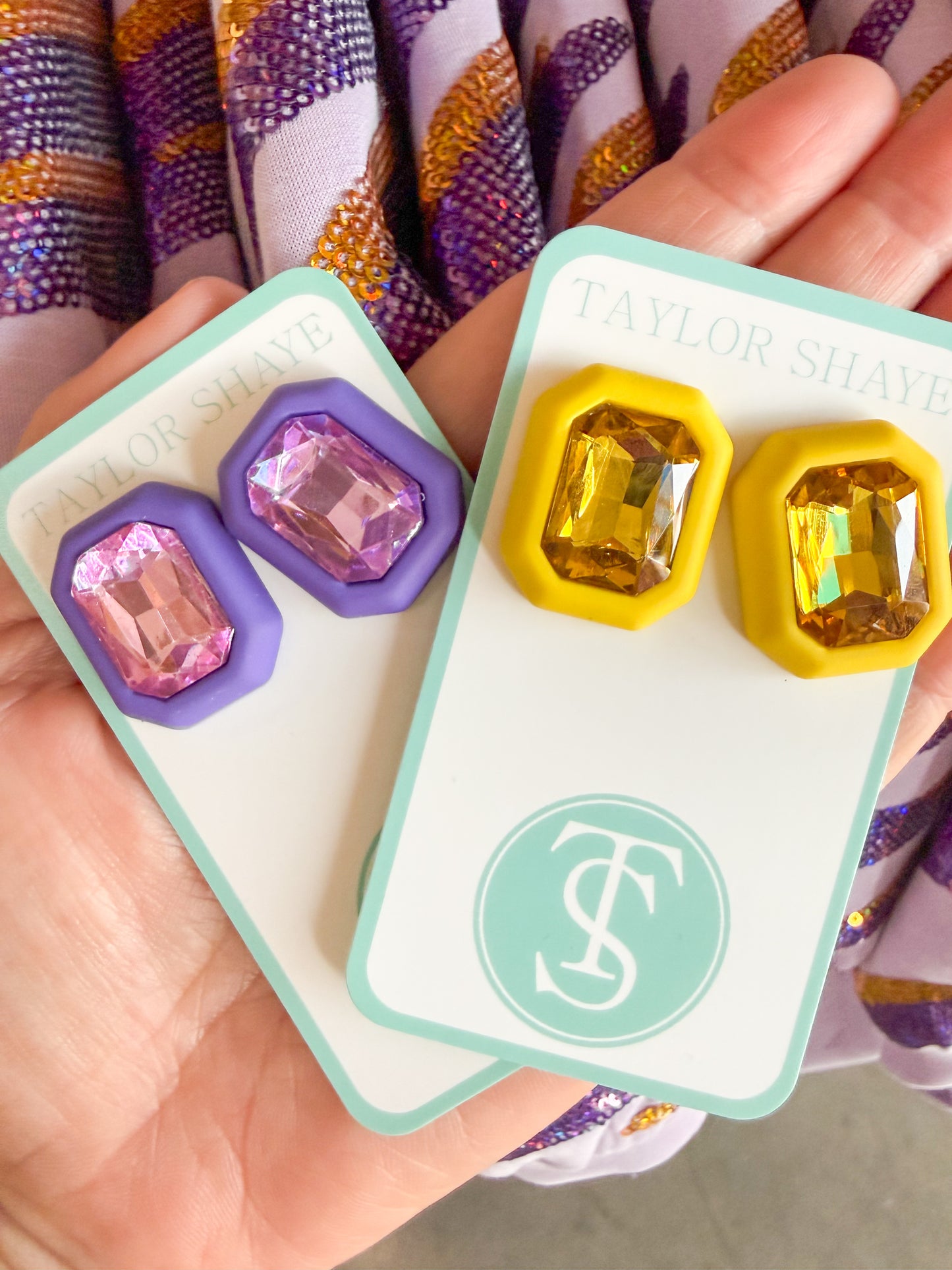 Juno Rectangle Studs