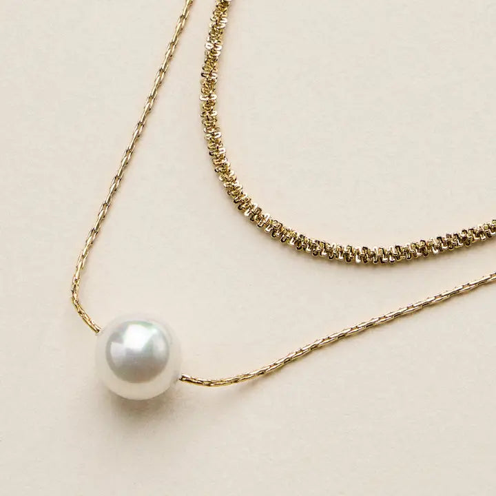 Sunnie Pearl Multi-Chain Necklace