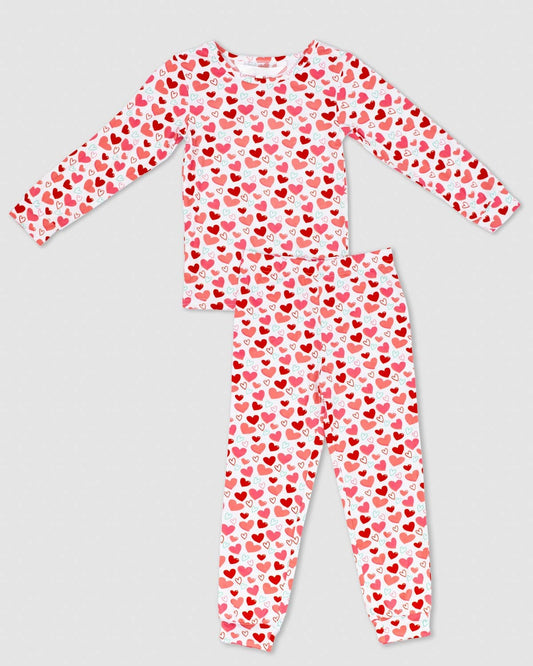 All You Need is Love Long Sleeve Pajamas (Kids)