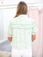 Georgia Floral Pintuck Puff Sleeve Blouse