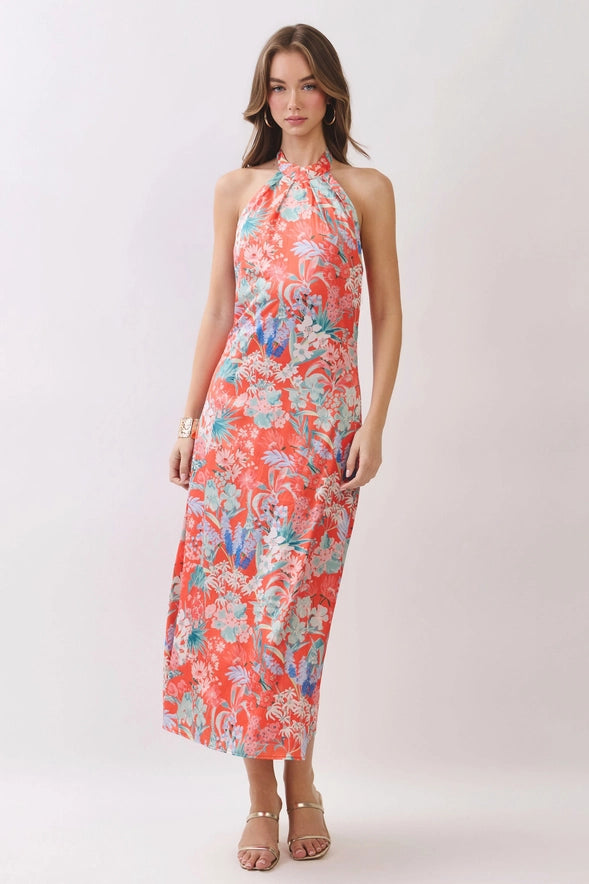 Kora Floral Midi Dress