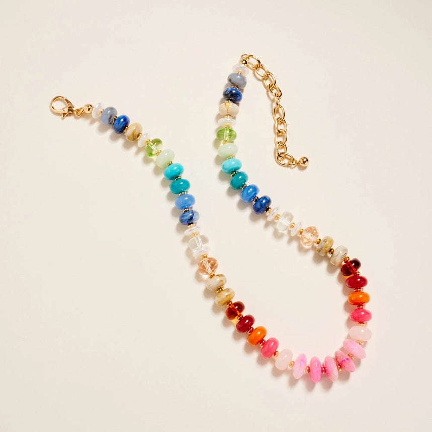 Charlie Colorful Resin Beaded Necklace