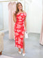 Aviana Off Shoulder Floral Maxi Dress