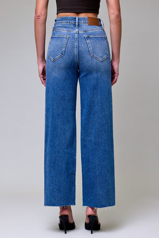 Logan Dark Wash Dad Jean
