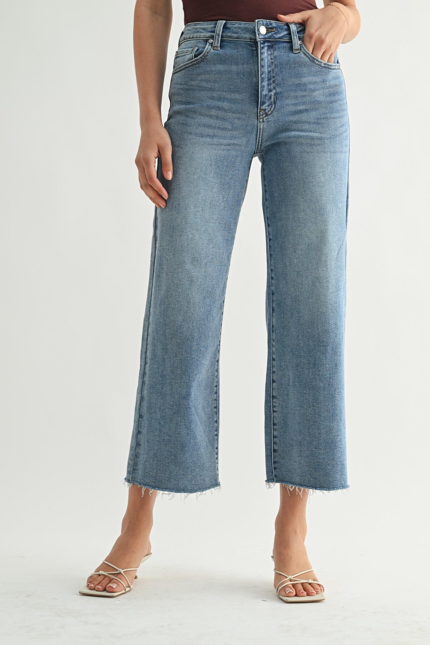 Carter Slim Wide Leg Denim