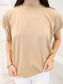 Cotton Spandex Cap Sleeve Top