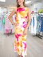 Vibrant Floral Maxi Dress