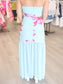 Floral Strapless Maxi