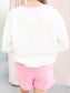 Color Block Pullover & Shorts Set