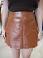 Croc Mini Skirt