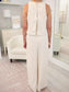 Tiered Wide Leg Jumpsuit