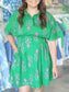 Alix Collared Button Down Floral Mini Dress