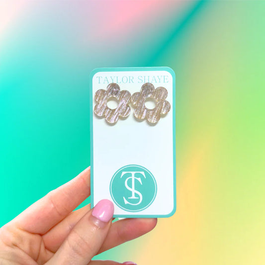 Acrylic Flower Studs