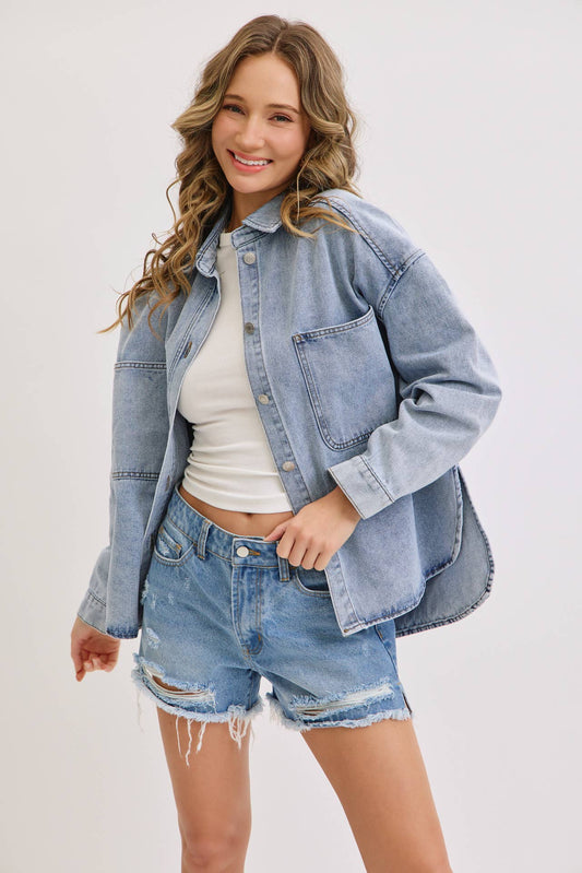 Washed Denim Jacket